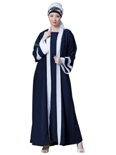 Contrast Band With Inner Dubai Kaftan