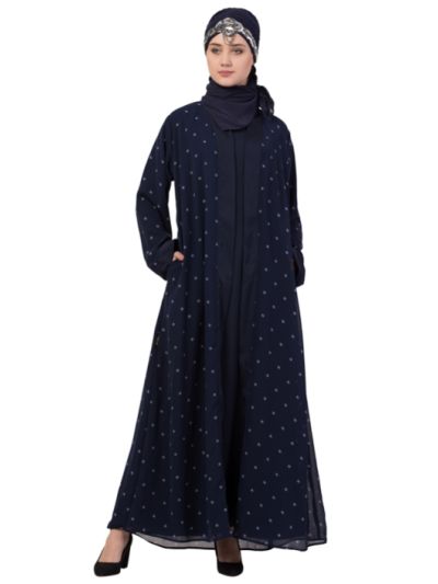 Double Layer Printed Dubai Kaftan