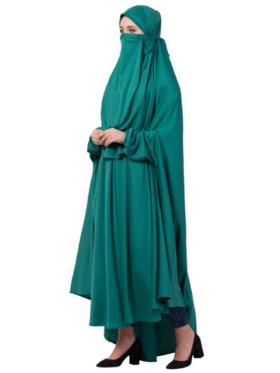  Free Size Jilbab with Extra Nose Piece 