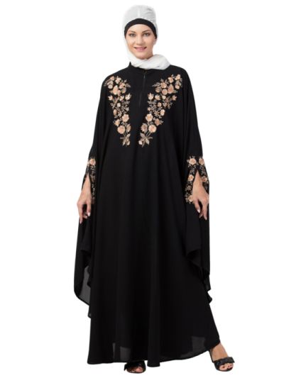 Neck Embroidered Irani Kaftan