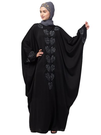 Front & Sleeve Hand Embroidered Kaftan