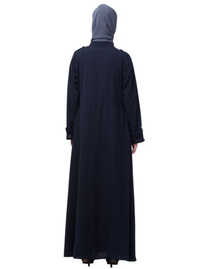 Extra Jacket Style Panel Executive Abaya