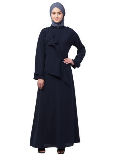 Extra Jacket Style Panel Executive Abaya