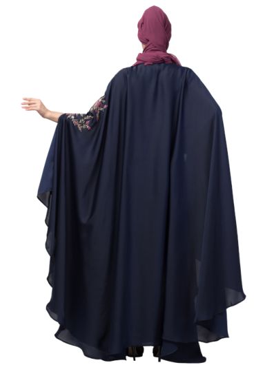Front & Sleeve Resham Embroidery Irani Kaftan