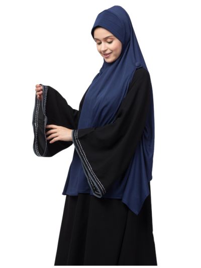Buttons at Shoulder Malaysian Hijab