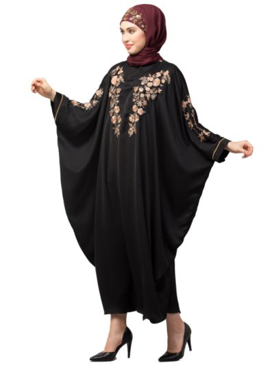 Front & Sleeve Thread Embroidery Kaftan
