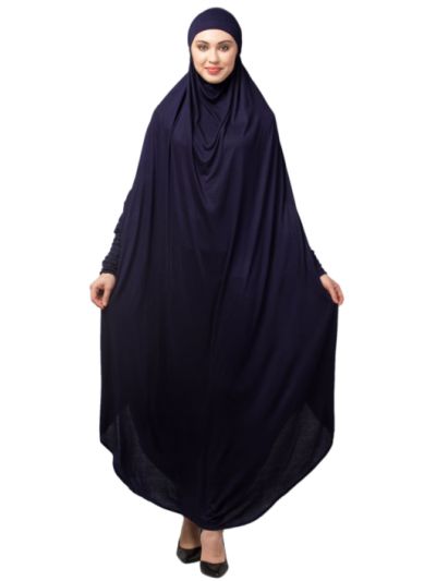 Instant Ready To Wear Head Full Size Jilbab With Tie At Back
