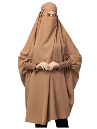 Instant Ready To Wear Tie At Back Khimer Hijab