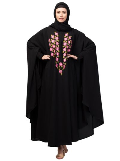 Smoking Sleeve Resham Embroidery Irani Kaftan