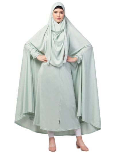 Instant Ready To Wear Head To Toe Jilbab With Extra Nose Piece