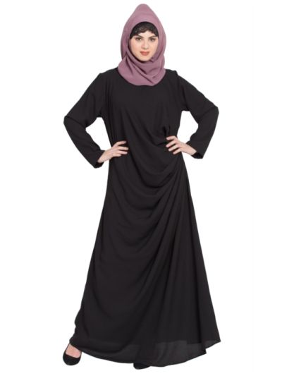 Flower Design Casual Abaya