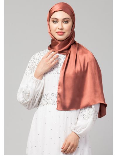 Royal Touch Silky Shiny Solid Hijab