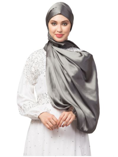 Royal Touch Silky Shiny Solid Hijab