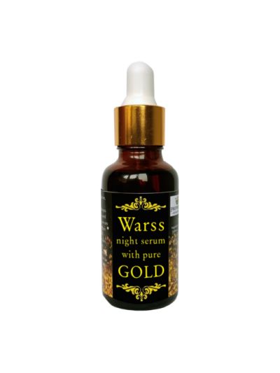 Warss Night Serum with Pure Gold - 30 ml