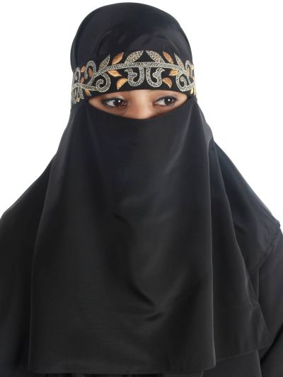 Hifza Embroidered Niqab