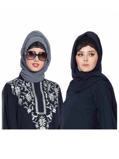 Combo Super Fine Georgette Hijab (Set of 2)