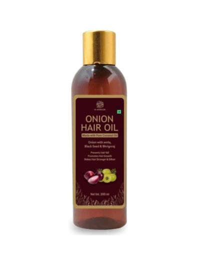 AL MASNOON Onion Hair Oil prevents hair fall promotes hair growth makes hair stronger & silkier 200ML