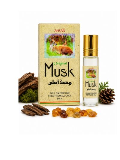 Ahsan Original Musk | Rich Natural Musk Aroma | Attar 8 ML