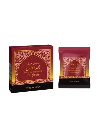 SWISSARABIAN Mukhalat Al Arais Bakhoor (40g) Incense