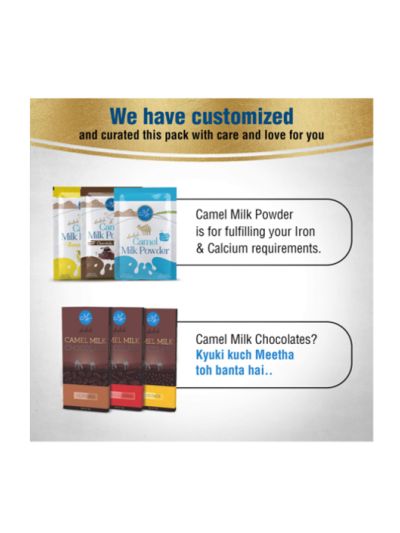Camel Milk Products Gift Pack (Camel Milk Powder & Chocolates)