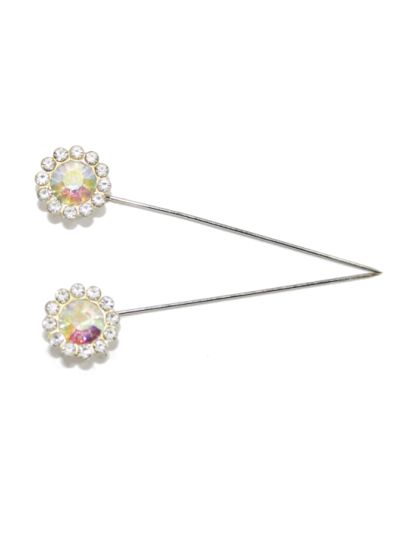 Multicolor & White Floral Hiab Pin Set