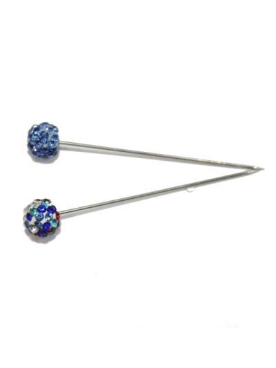 Multi Color & Sky Blue Hijab Pin Set