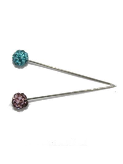 Mauve & Water Green Pin Set