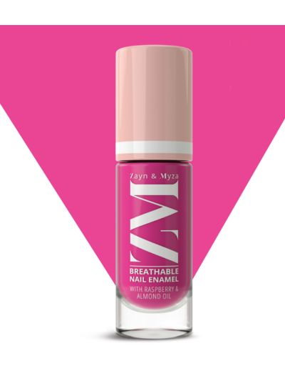 Pink Popsicle - Breathable Nail Enamel With Raspberry & Almond Oil, Halal compliant (6 ml)