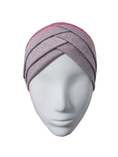 Turban Glitter Bonnet Inner Cap