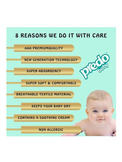 Predo Baby Maxi Advantage 7-18kg, Size 4, 40 pieces
