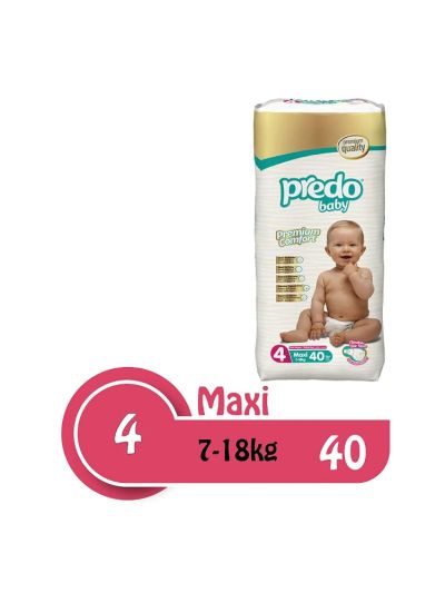 Predo Baby Maxi Advantage 7-18kg, Size 4, 40 pieces