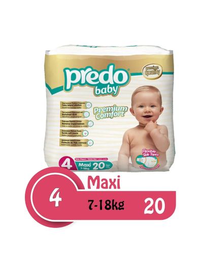 Predo Baby Maxi  Eco 7-18kg, Size 4, 20 pieces