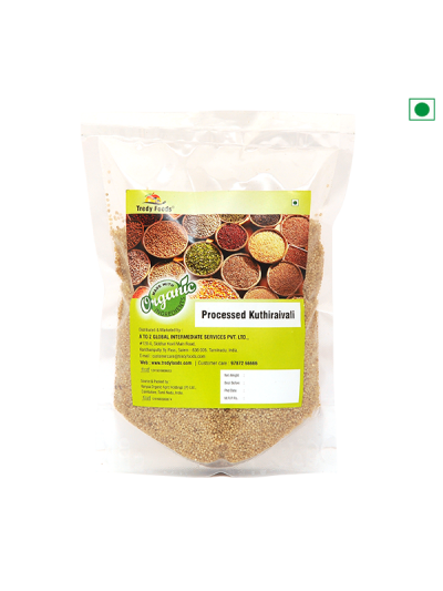 Processed Kuthiraivali (Barnyard Millet) - 1kg