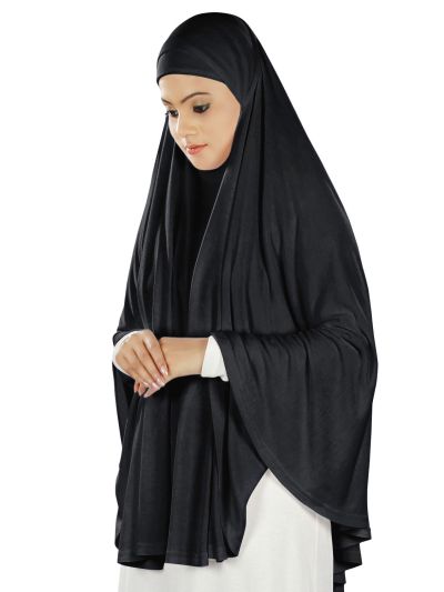 Dua Prayer Hijab (Black)