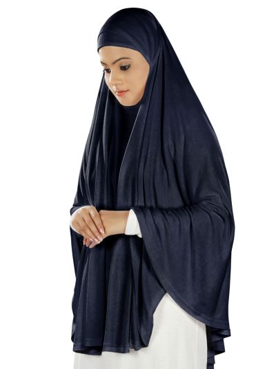 Dua Prayer Hijab (Navy Blue)