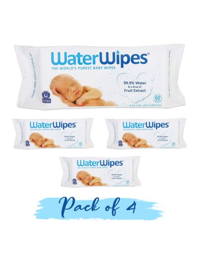 Water Wipes - Pack of 4