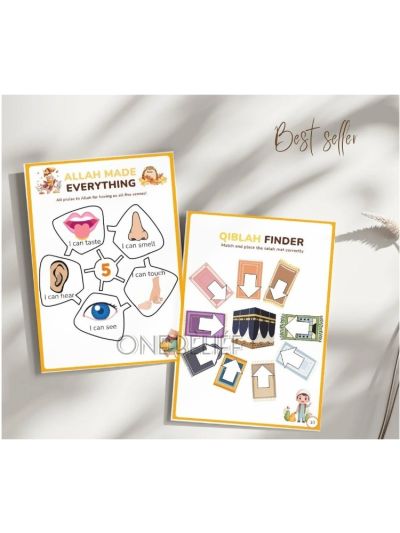 Rabi Zidni Ilma - Montessori inspired Islamic Activity Binder