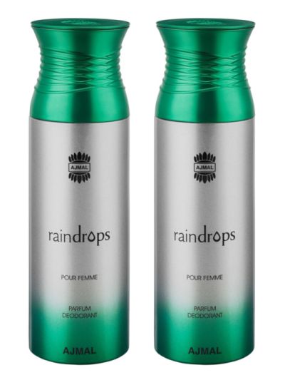 Ajmal Raindrops & Raindrops Deodorants for Women (pack of 2)