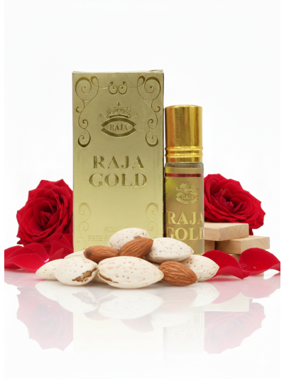 Raja Gold Attar | Rich Warm, Sweet Amber, Musky | 8ml