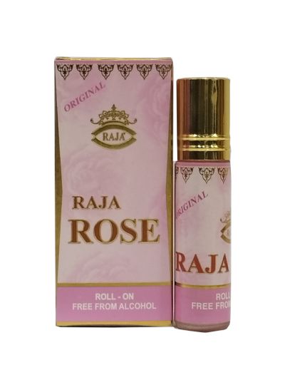 Raja Rose Attar | Pure Rose Bloom, Soft Elegant | 8ml