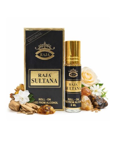 Raja Sultana Attar | Royal Floral, Warm Amber | 8ml