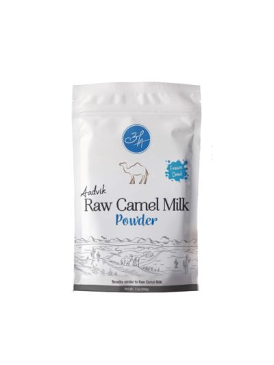 Raw Camel Milk Powder (100% Pure & Natural, Freeze Dried) - 200g