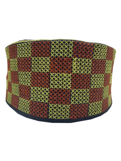 Multi Color Omani Cap - 22.5 Inches