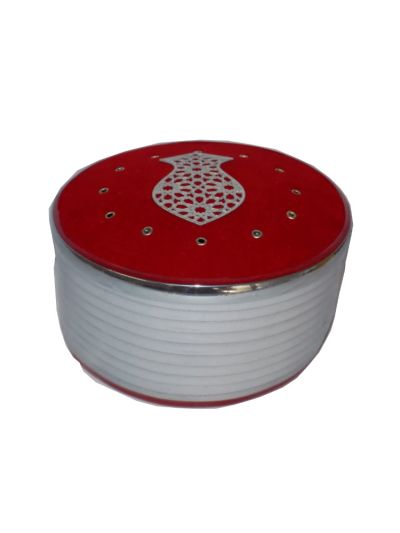 Red & White Sufi Cap With Nalain Paak