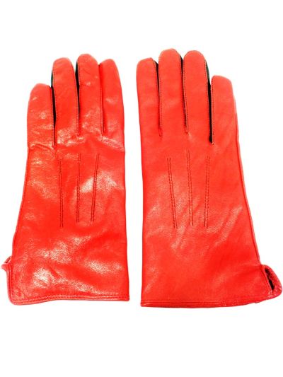 Red Leather Gloves