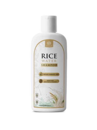 AL MASNOON Rice Water Shampoo 500ml | Repairs Damaged Hair | Makes Hair Smoother & Stronger | Sulfate Free & Paraben Free Shampoo for Men & Women