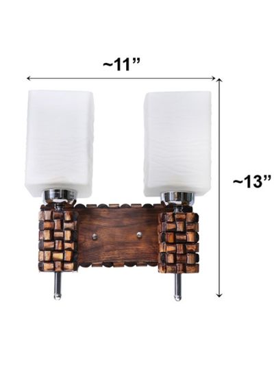 Rolex Square Double Wall Light