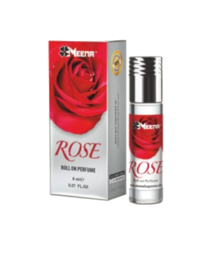 Meena Rose Attar - 8ML (Silver Series)