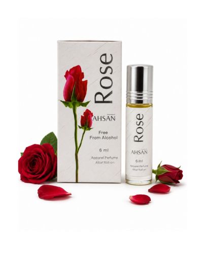 Ahsan Rose | Classic Rose, Soft, Musky | Attar 6 ML