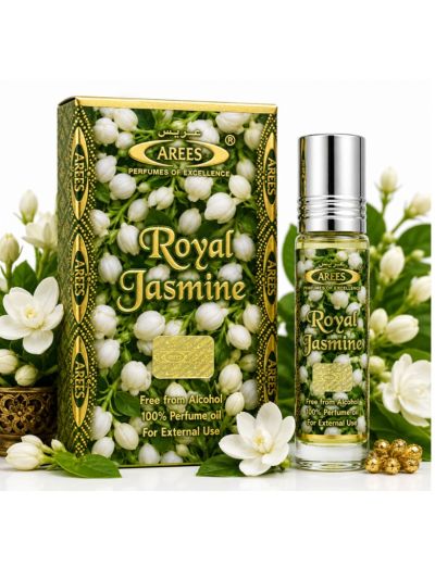 Arees Royal Jasmine | Floral, Sweet, Romantic | Attar 8ml